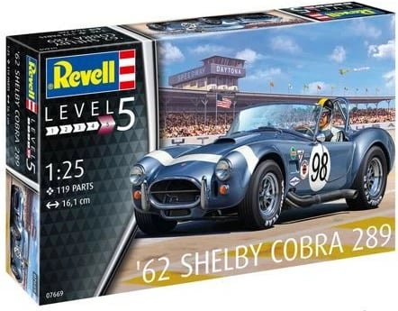 Model plastik Revell Shelby Cobra 289, 1:25, 119 pjesë, Blu
