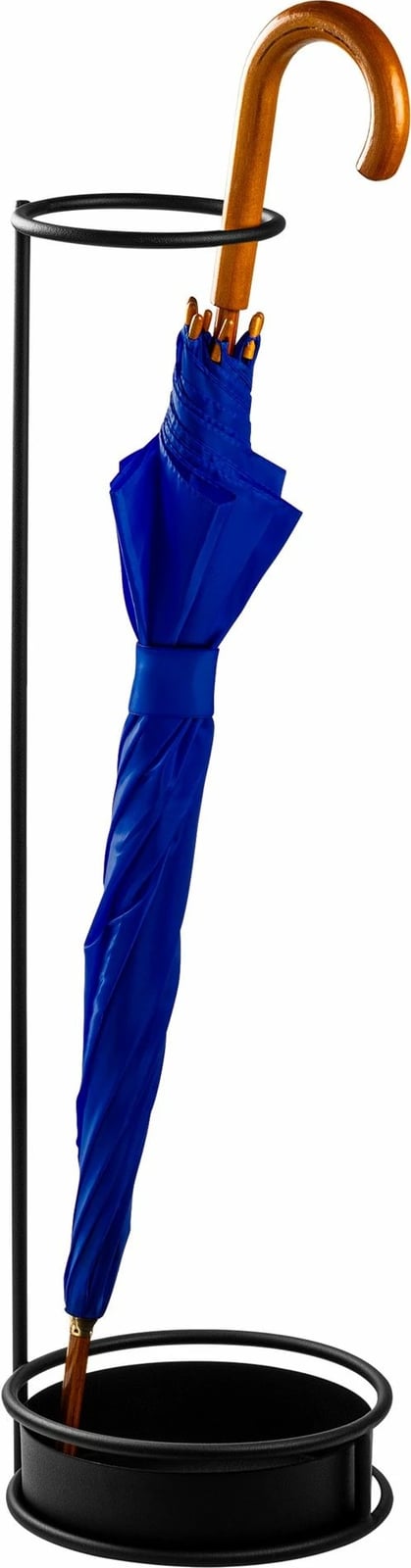 Stendë për ombrella, metalike, e zezë, Evila Originals, 22x22x75cm