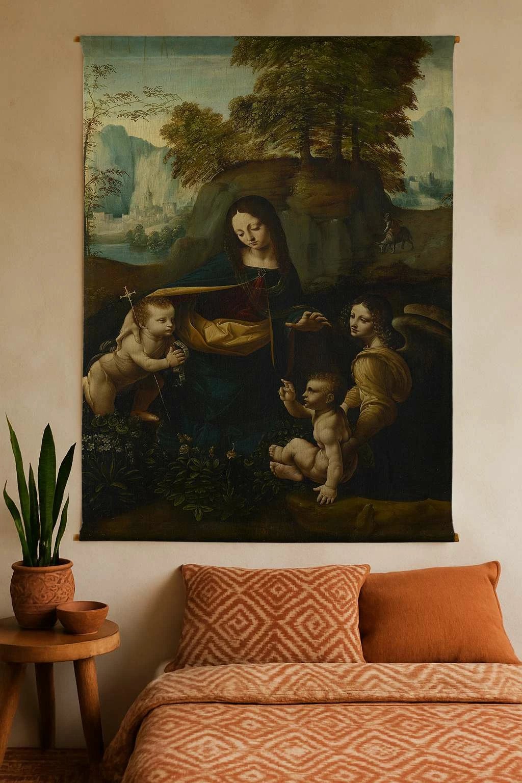 Pikturë dekorative poliestër Wallity, Polybaby 42, shumëngjyrëshe, 100x140cm