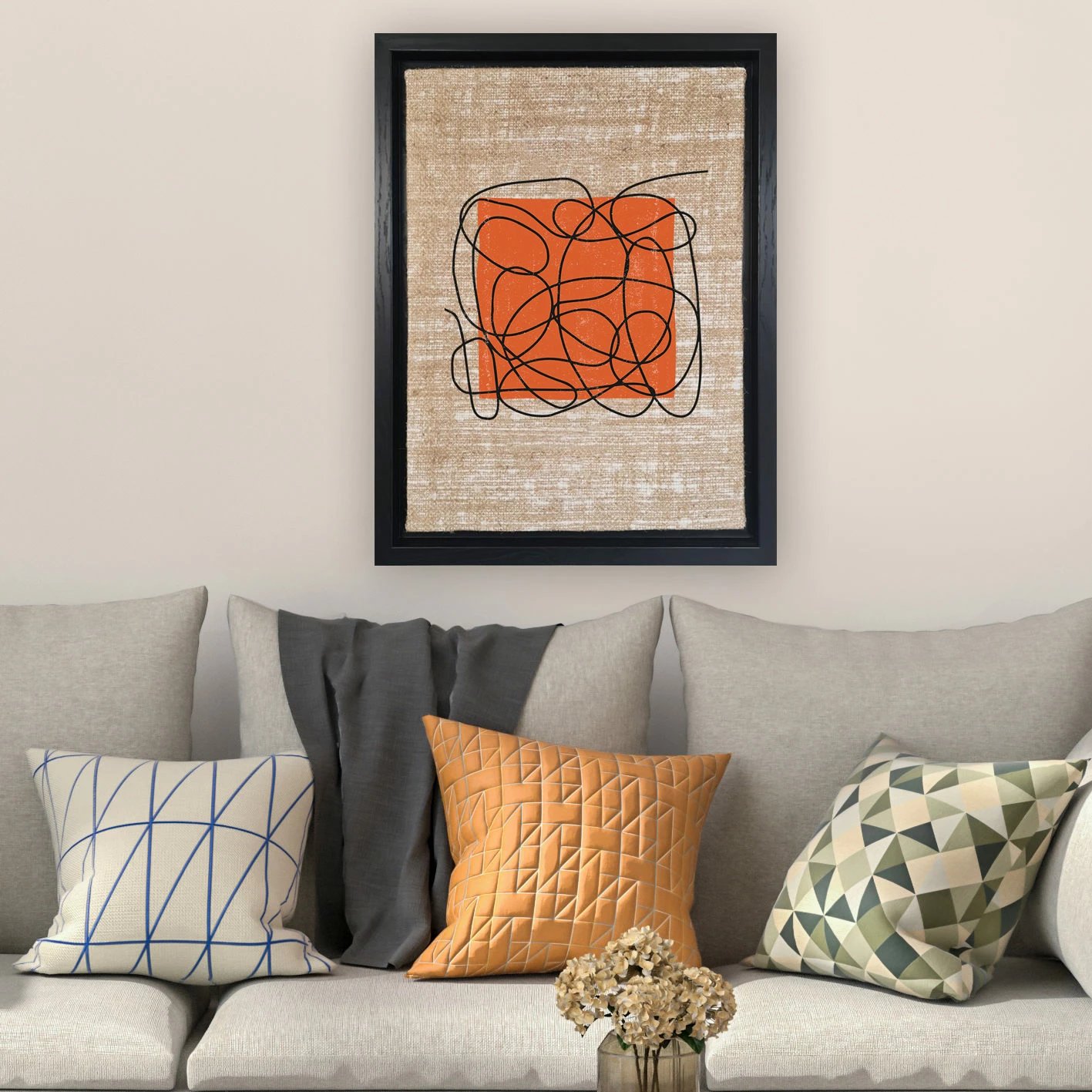 Pikturë dekorative në kanavacë, shumëngjyrëshe, Wallity, LSJ418157359444, 36x46cm