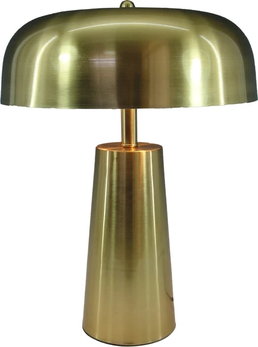 Llambë tavoline Luminary Inart E27, metal i artë, D30x40cm