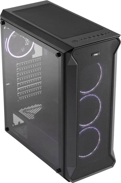 Kasë gaming MS ARMOR V710, Midi Tower, e zezë