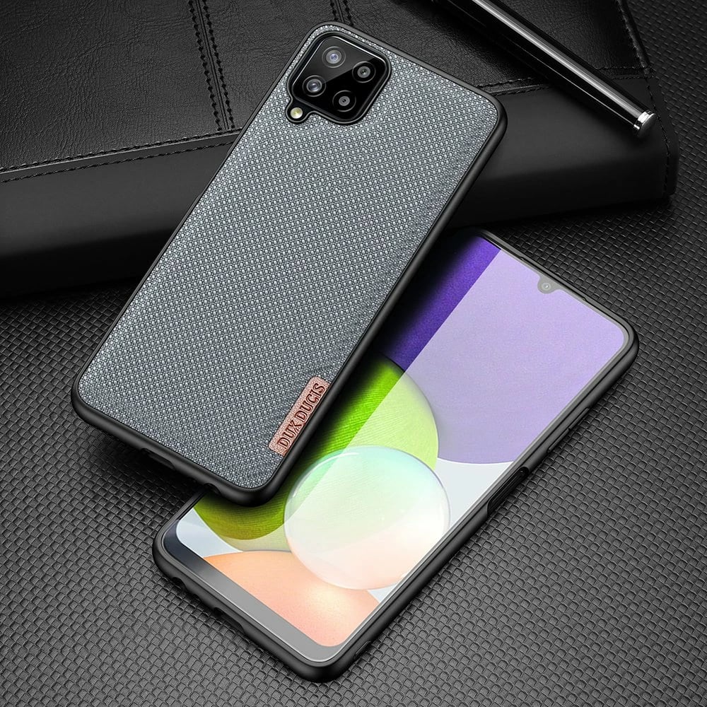 Mbështjellës Dux Ducis Fino për Samsung Galaxy A22 4G, najlon, Gri