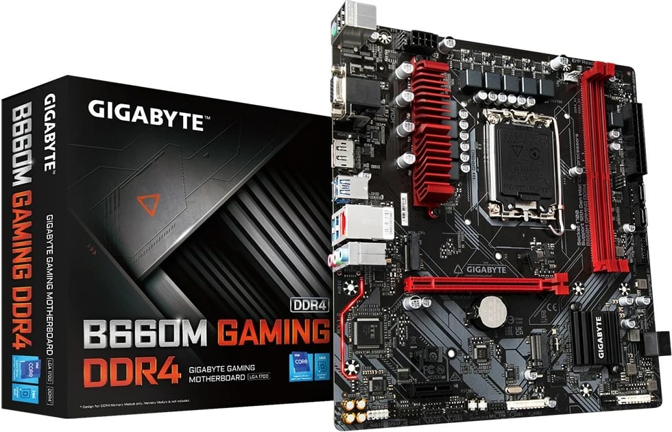 Pllakë amë GIGABYTE B660M GAMING DDR4, Intel B660