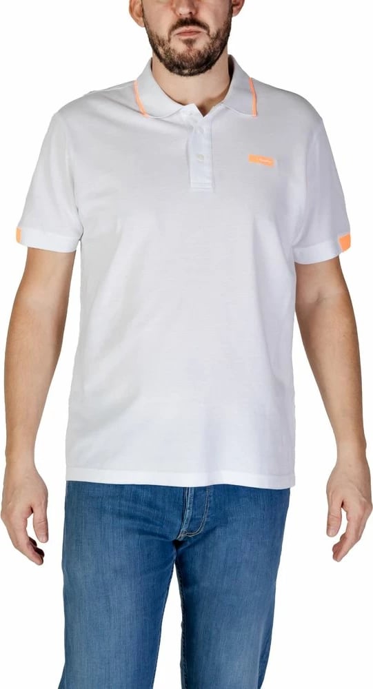 Maicë polo Refrigiwear për meshkuj, e bardhë