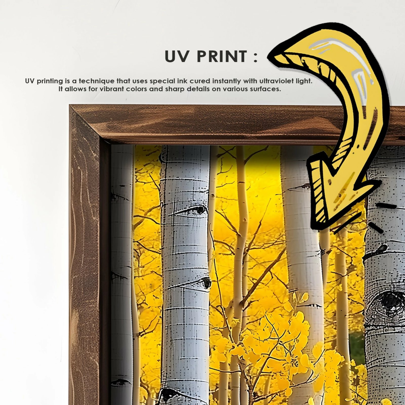 Pikturë dekorative me kornizë MDF, Wallity, GE199-L