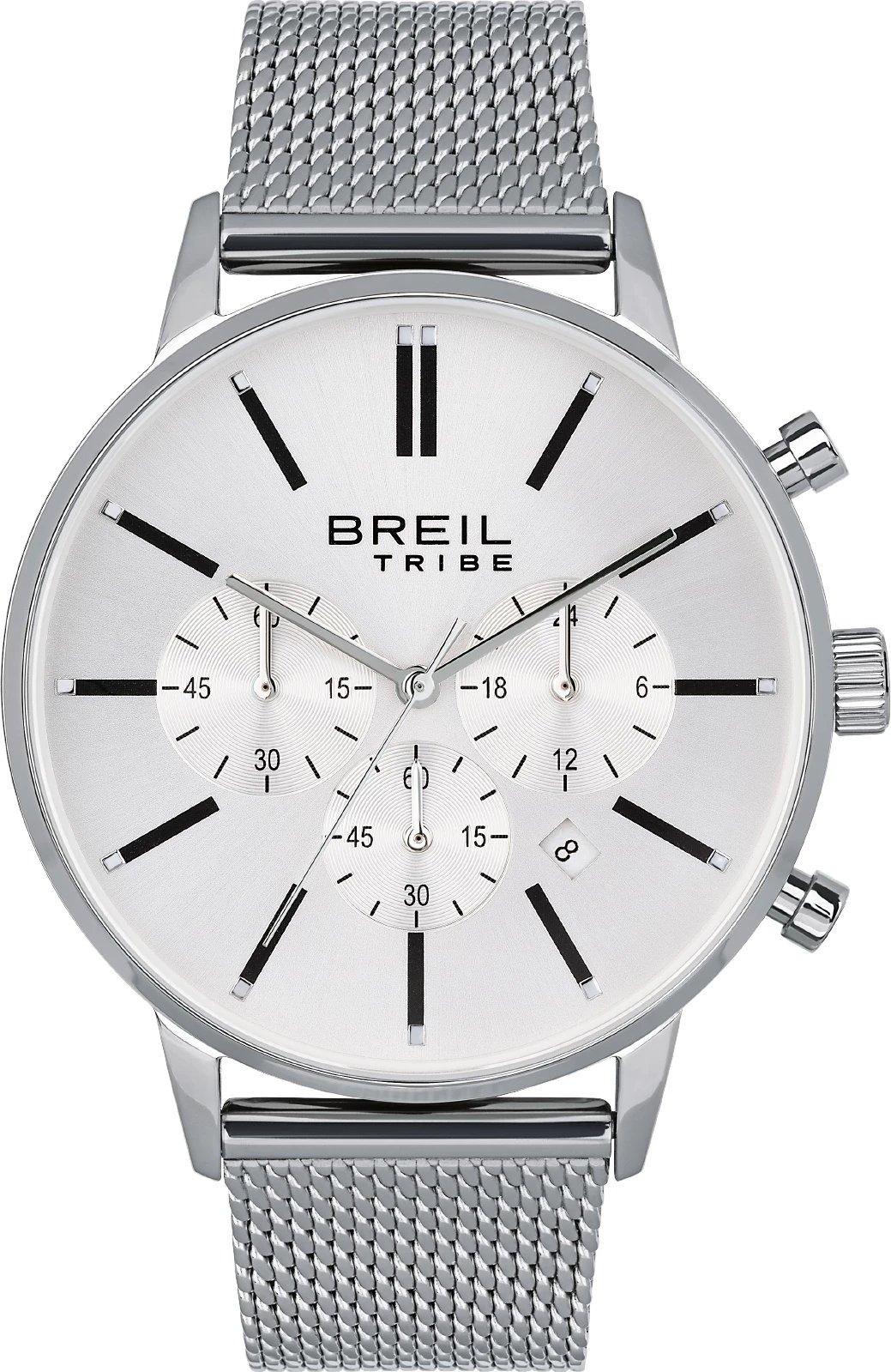Orë dore BREIL TRIBE EW0508 për meshkuj, argjendtë