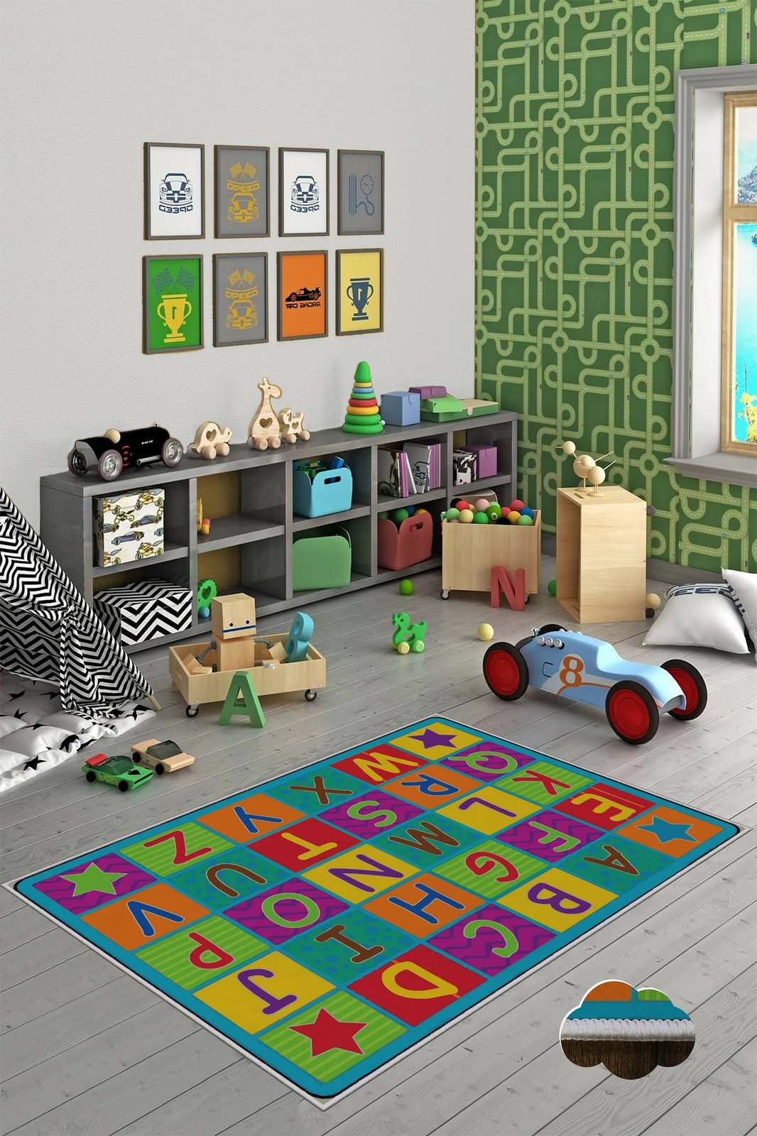 Qilim për korridor, shumëngjyrësh, Conceptum Hypnose, WOOKECE119, 80x150cm