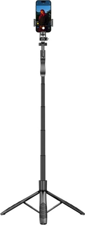 Selfie stick tripod CRONG SelfieGo Ultra me Bluetooth, 33-157.5cm, i zi