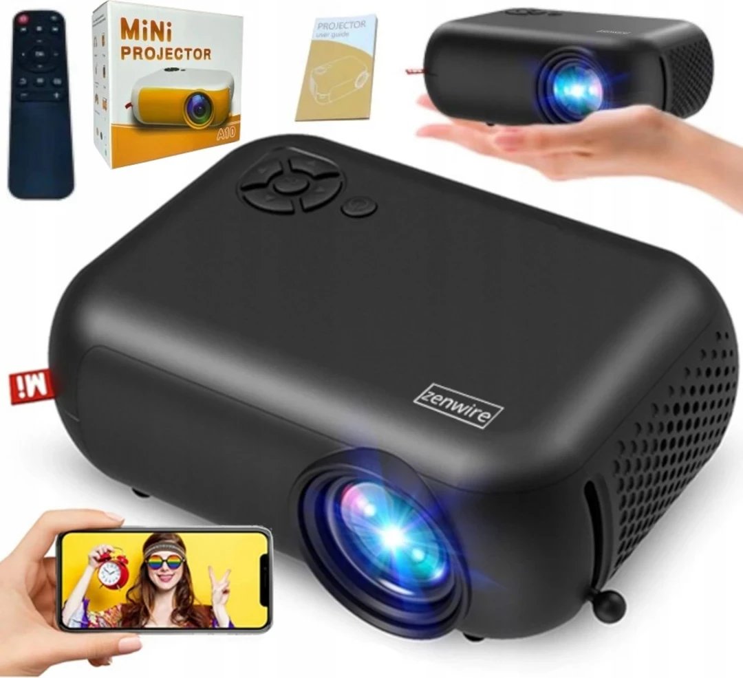 Projektor mini Zenwire A10, i zi