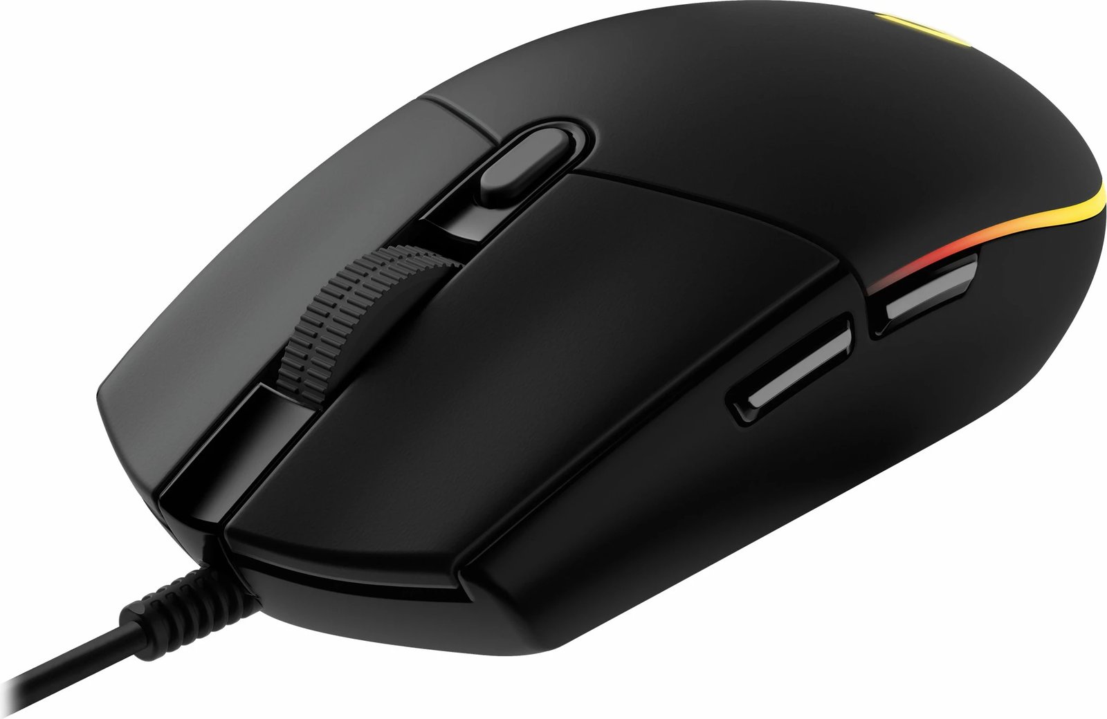Maus Logitech G203 LIGHTSYNC - USB, e zezë
