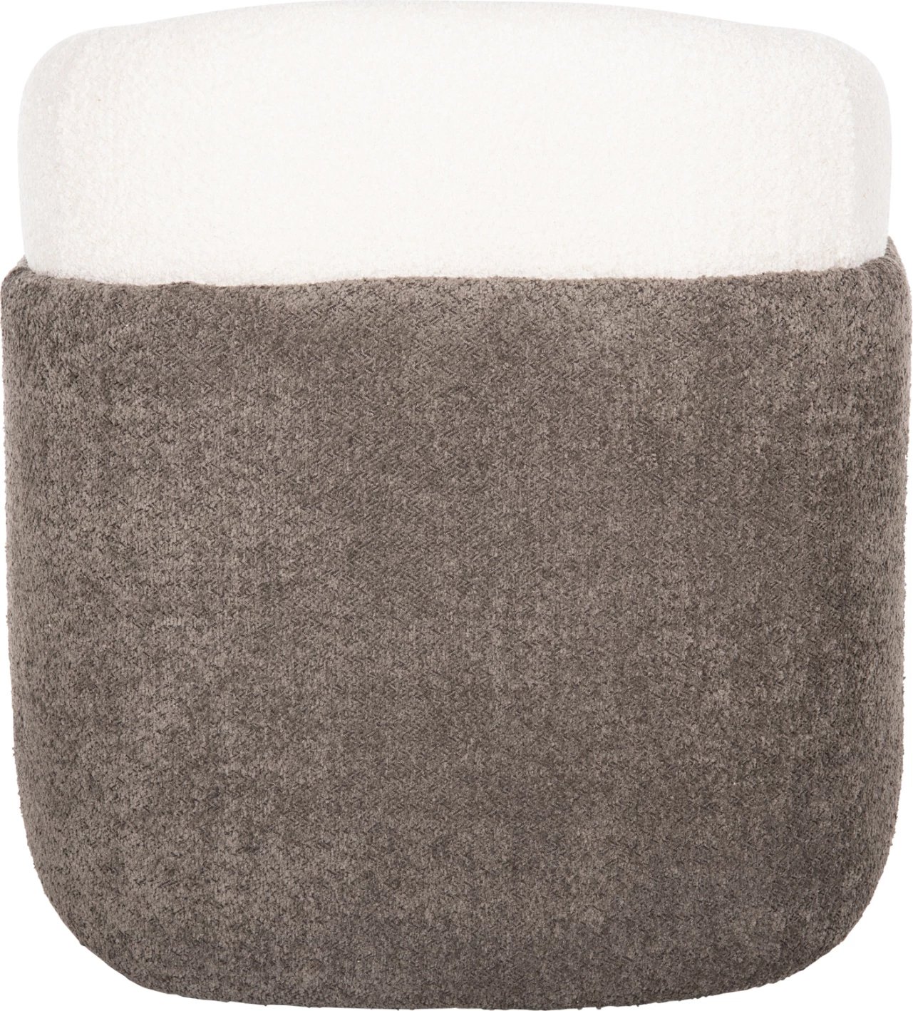 Fotelje DOPER, pëlhurë boucle, bardhë-gri, FH9590.06, 68x72x76 cm