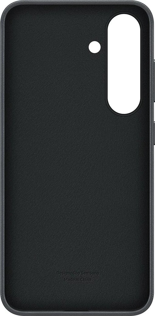 Mbështjellës Samsung Galaxy S25, Faux Leather, 15.8 cm (6.2"), Zi
