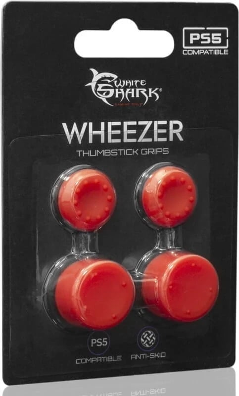 Mbështjellës për kontrollorin PS5 White Shark, i kuq