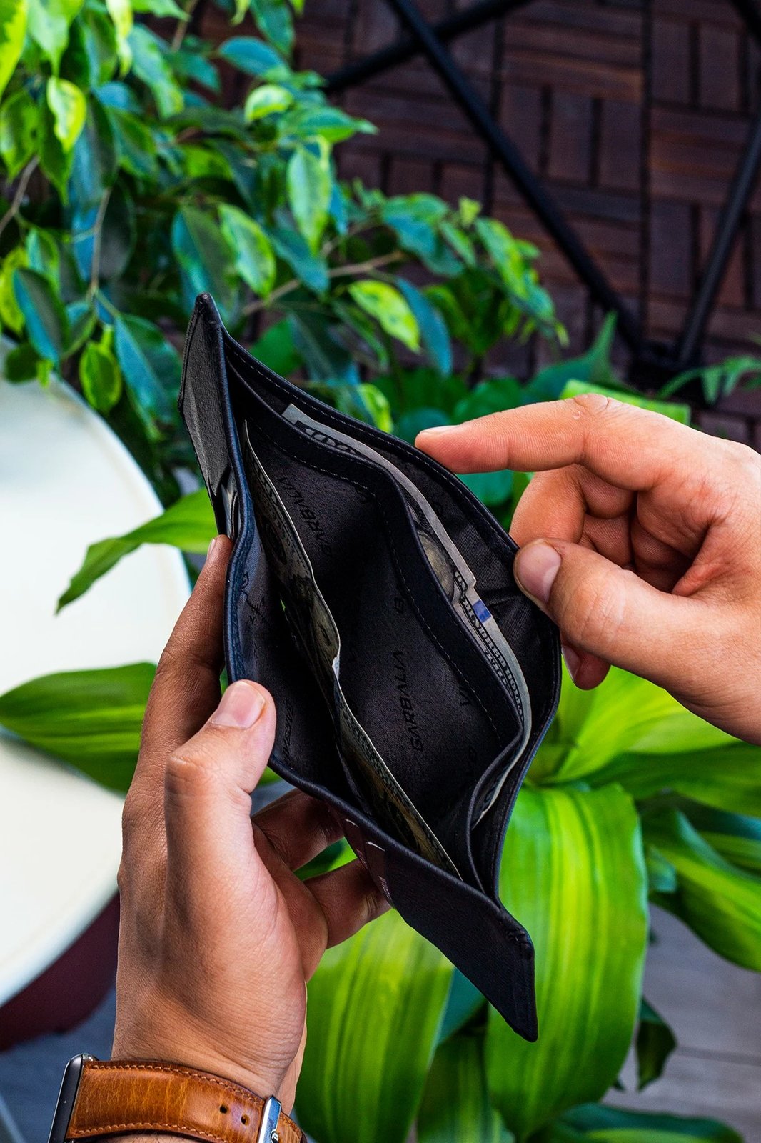 Portofol për burra, lëkurë e zezë, Zoozie Bags Western