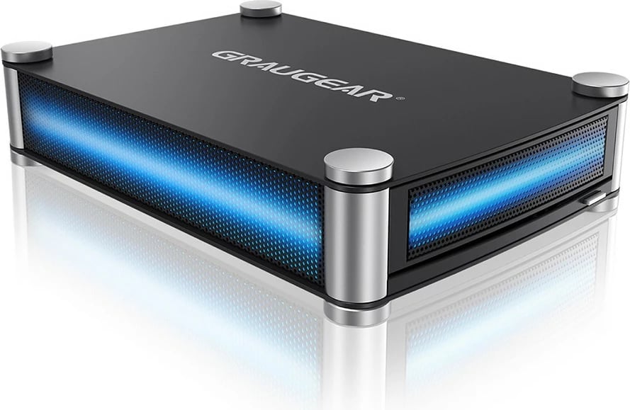 Kasë e jashtme GrauGear për Blu-Ray/DVD/CD, 5.25", USB 3.2, e zezë
