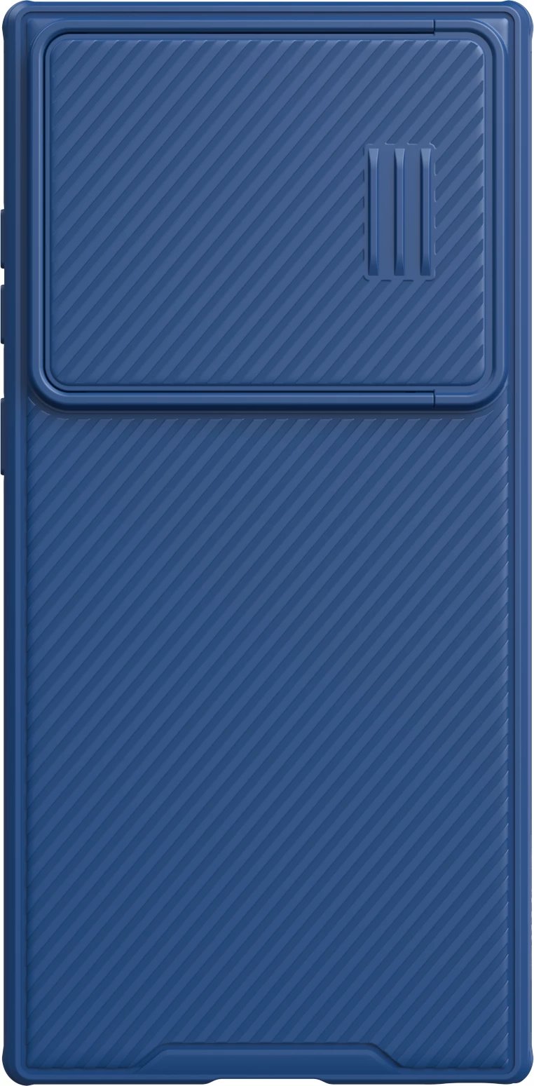 Mbështjellës Nillkin CamShield S Case për Samsung Galaxy S23 Ultra, me kapak kamere, Kaltër