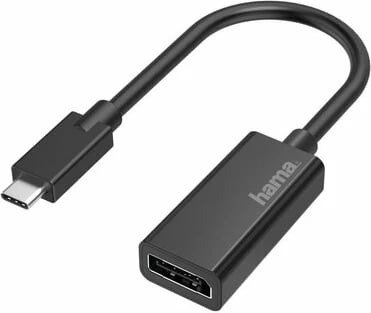 Konvertues Hama Video Adapter, USB-C Plug - DisplayPort ,Ultra-HD 4K,200314 zezë