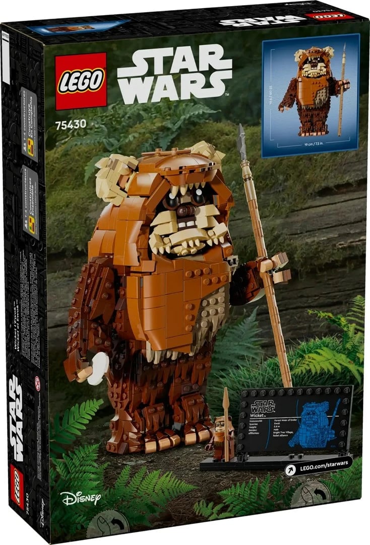 Set LEGO Star Wars Wicket the Ewok 75430, 1010 pjesë, me minifigurë
