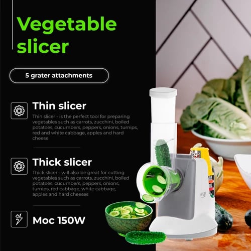 Prerëse perimesh elektrike, Adler AD 4815, 150 W, 5 shtojca