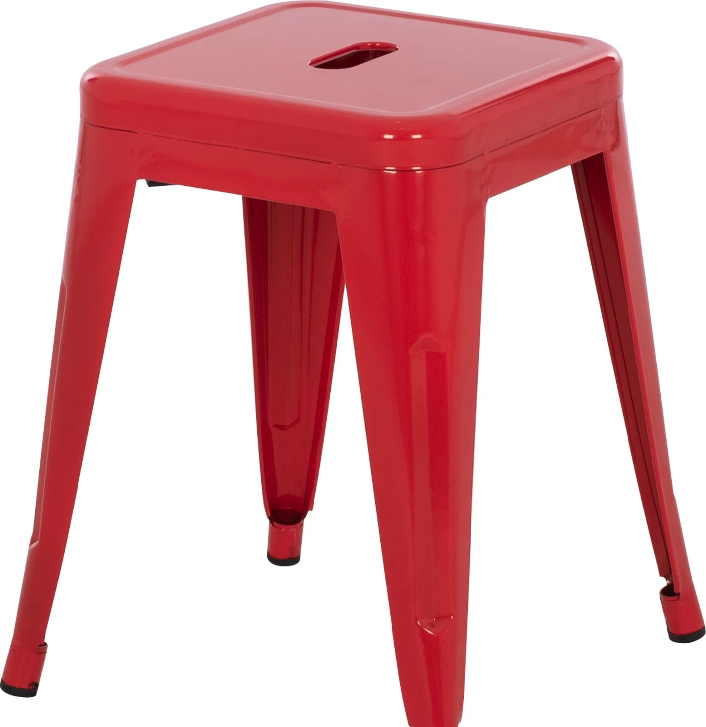 Karrige për bar MELITA FH0096.44 metalike ngjyrë kuqe 39x39x46Hcm.