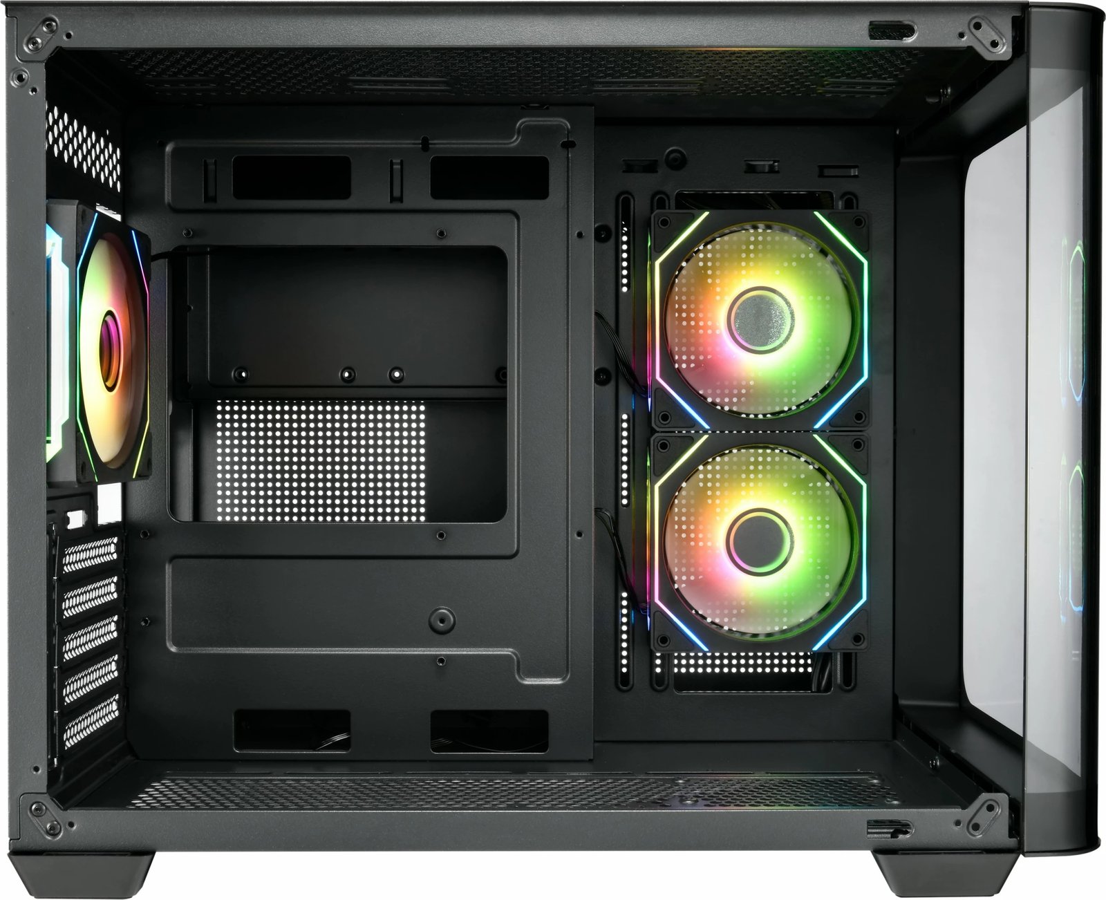 Kasë FSP S380-BA ARGB TG, Midi Tower, e zezë