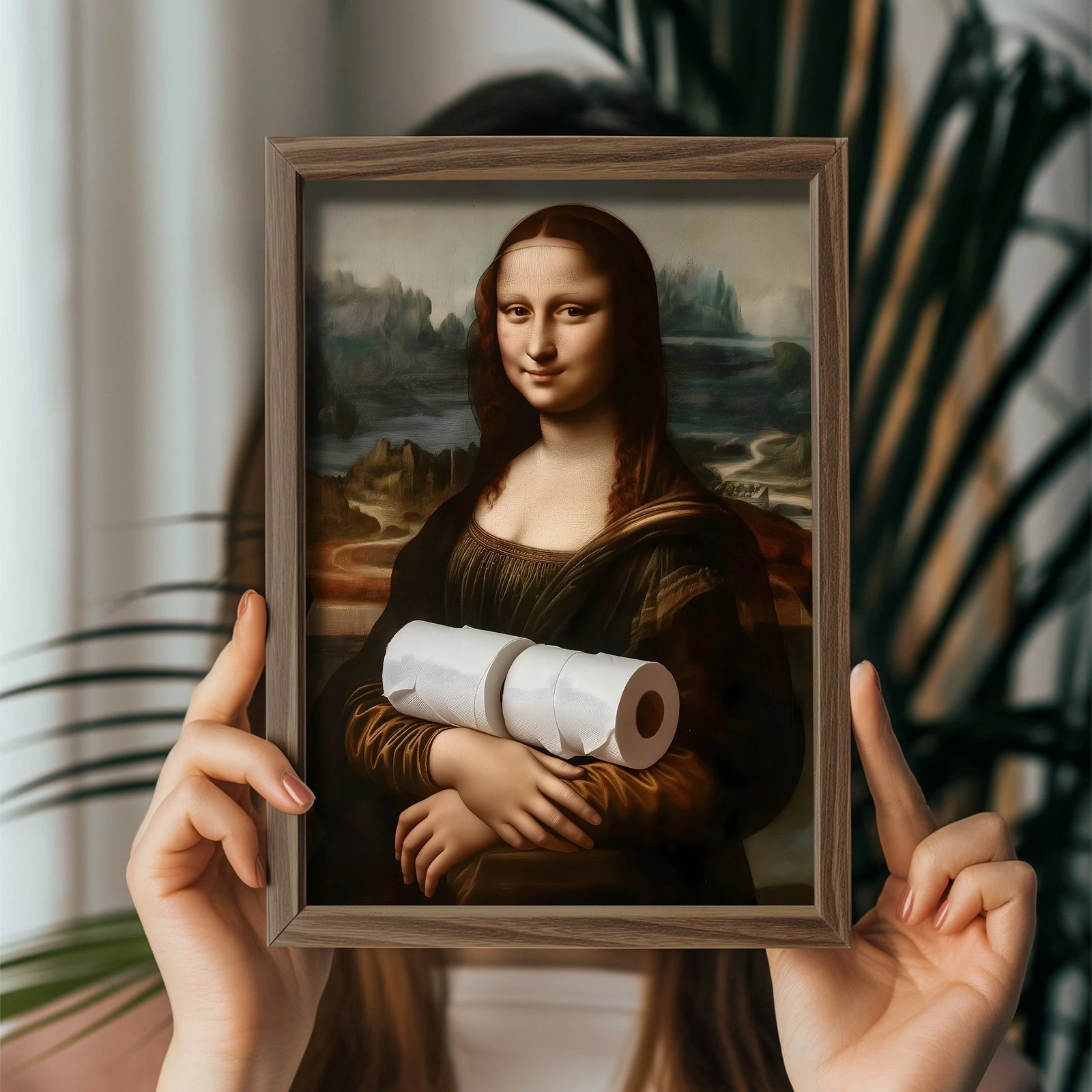 Pikturë dekorative me kornizë MDF, shumëngjyrëshe, Wallity GE159-L