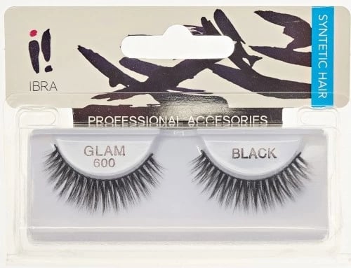 Qerpikë të rremë Ibra Glam 600 Black, 1 copë