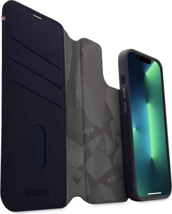Mbështjellës për celular, No name, D23IPO14MDW5NY, për Apple, lëkurë, navy