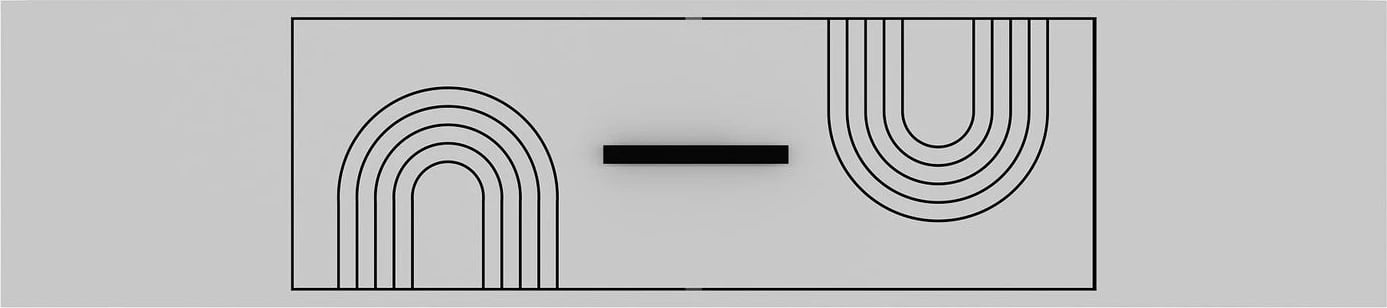 Komodë TV Skye Decor, Kodaks L2, e bardhë