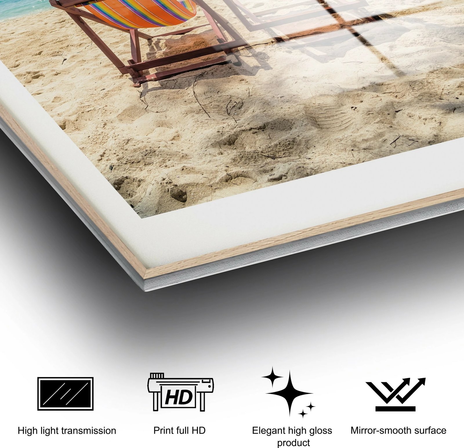 Pikturë dekorative prej xhami të temperuar, Wallity UV-1048, 30x45cm