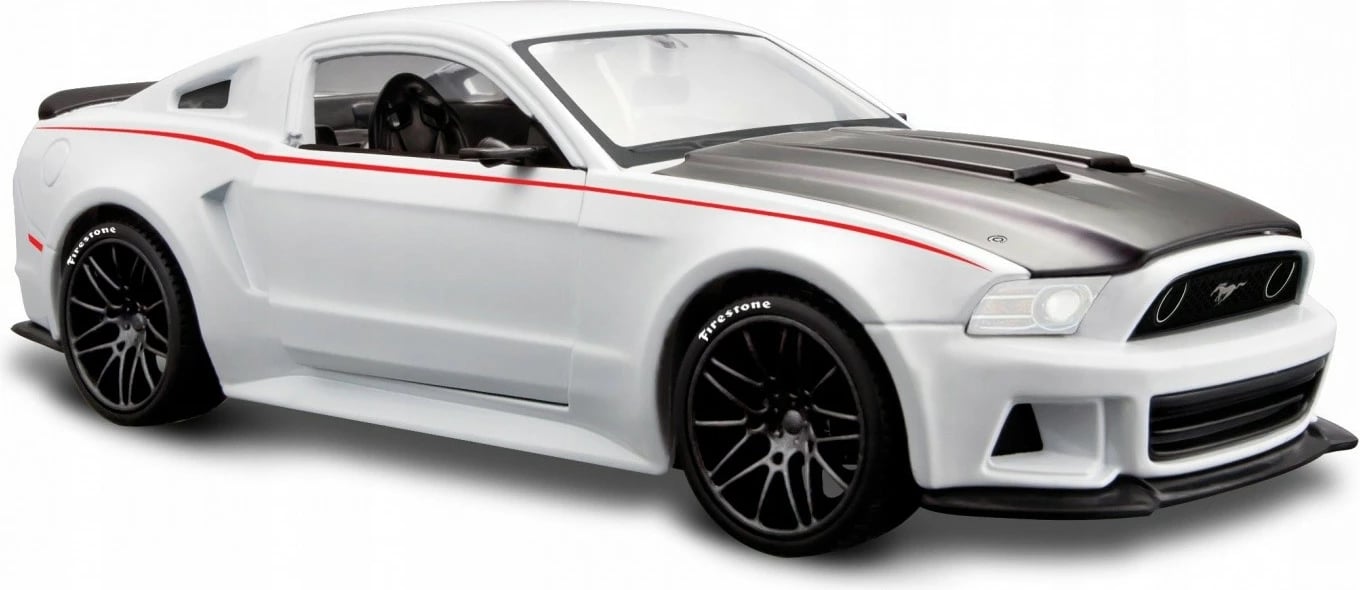Model makine Maisto Ford Mustang Street Racer 1:24, Bardhë