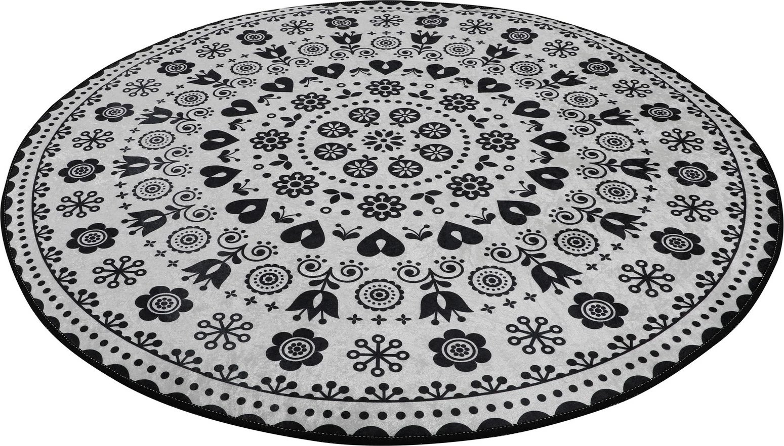 Tapet banje Mijölnir Venice, e zezë, 140cm