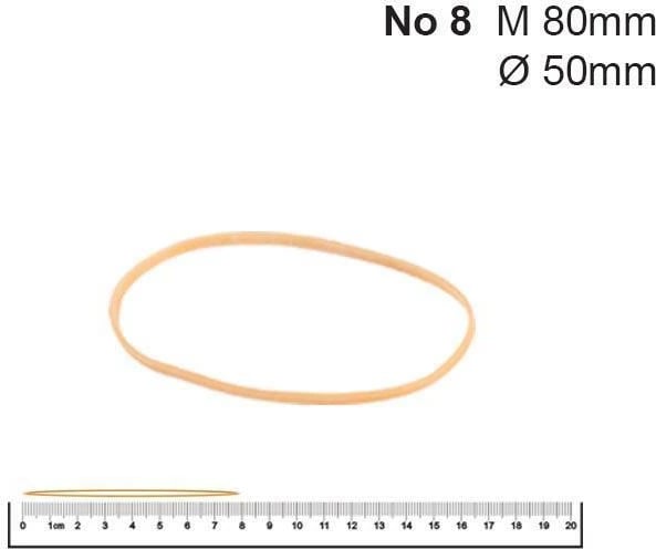 Gomë elastike NEXT Nr. 8, 50 Øx1.4x1.4mm, Njëngjyrëshe
