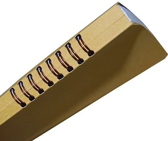 Bllok shënimesh Next Natural me spirale të fshehur, 17x25cm, 105 faqe, shumëngjyrësh