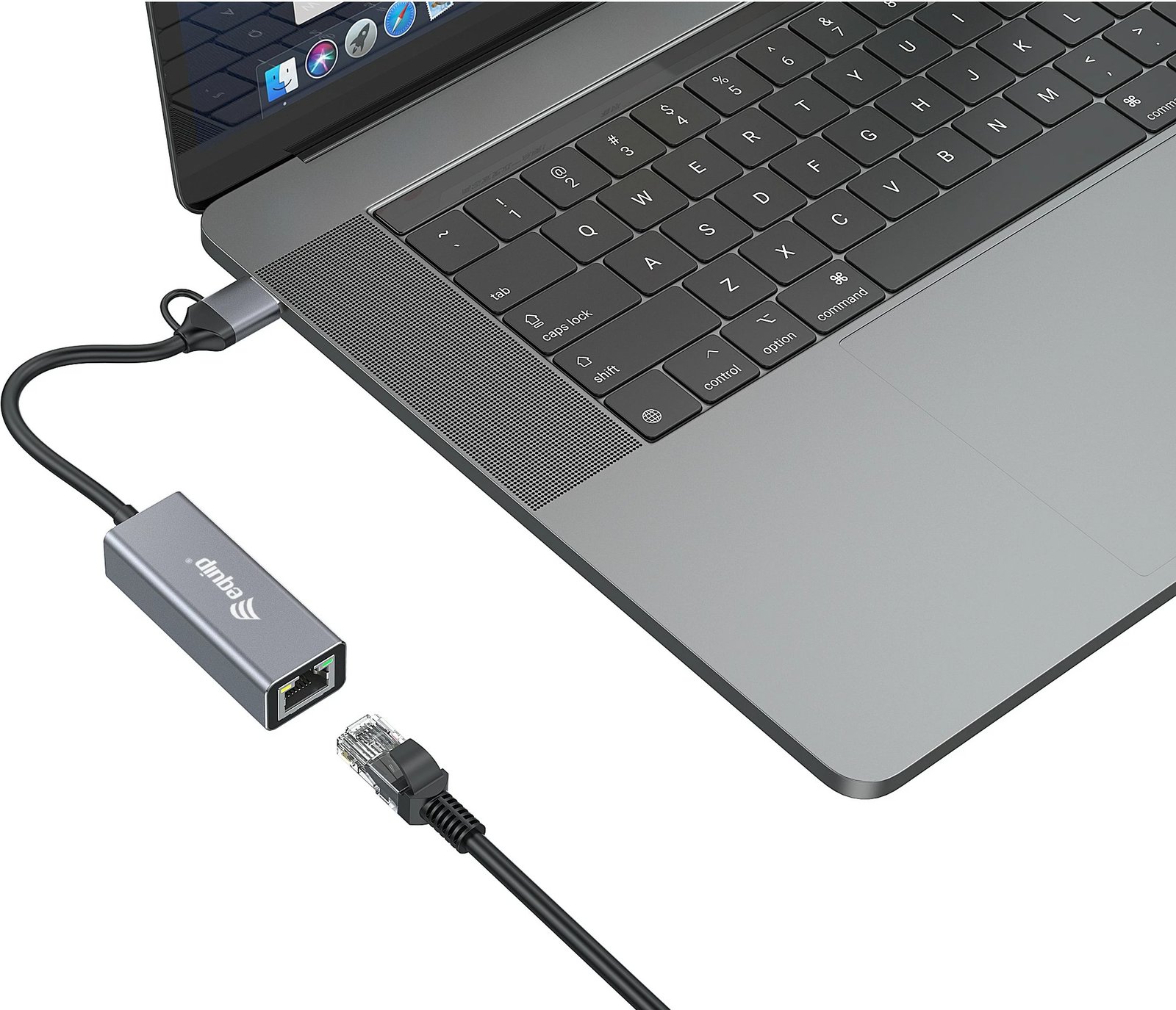 Adapter rrjeti USB-C në 2.5 Gigabit Ethernet Equip 133495, USB Type-A/USB Type-C, 2500 Mbit/s, hiri