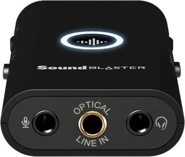 Kartë zanore Sound Blaster G3 Creative Labs, USB-C/USB-A, për PS4, Nintendo Switch, PC/Mac, e zezë