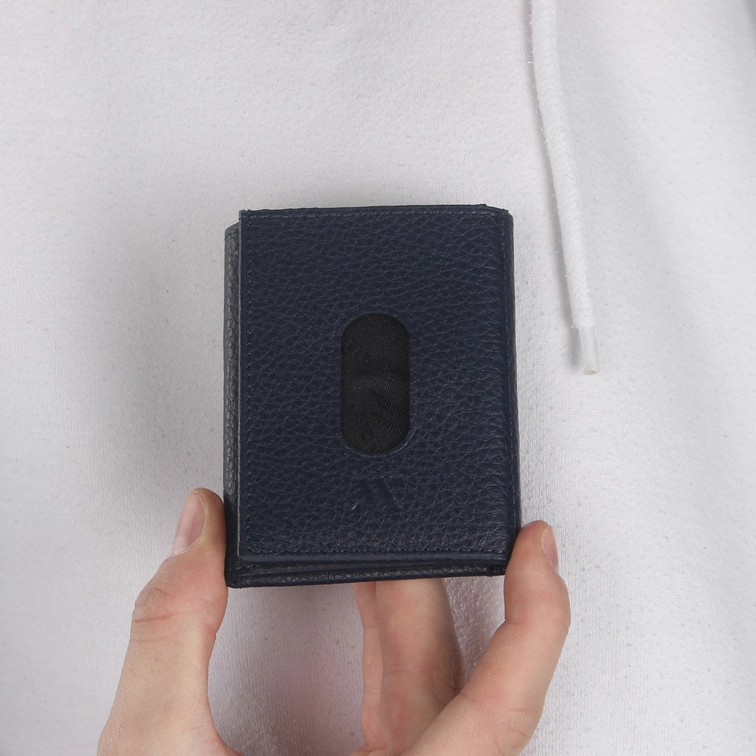 Portofol lëkure, ngjyrë navy blue, Zoozie Bags, 4489