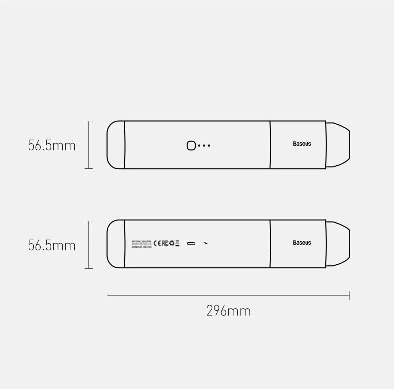 Fshesë me korrent pa kabllo Baseus A3, 135 W, 15000 Pa, USB-C, e zezë Fshesë me korrent pa kabllo Baseus A3, 135 W, 15000 Pa, USB-C, e zezë