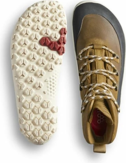 Atlete hiking Vivobarefoot Tracker Leather AT, kafe