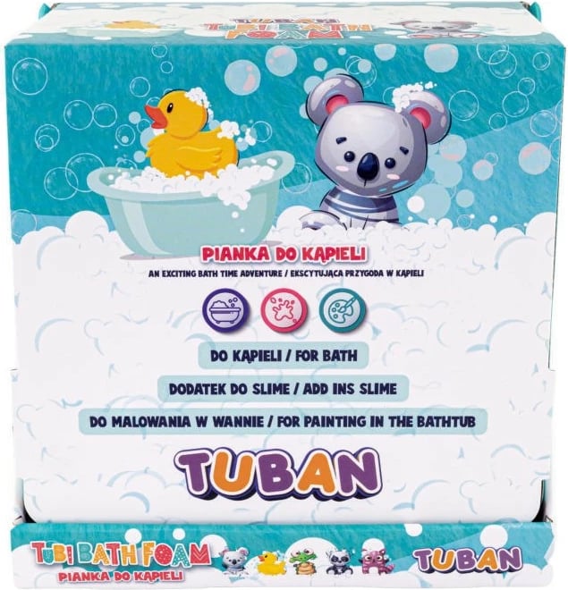 Set shkumë për banjë TUBAN Tubi Bath Foam, 200 ml, 15 copë, Mix ngjyrash Set shkumë për banjë TUBAN Tubi Bath Foam, 200 ml, 15 copë, Mix ngjyrash