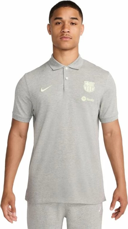 Maicë polo Nike për meshkuj, FC Barcelona, gri