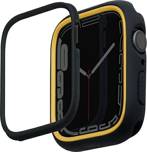 Mbështjellës UNIQ Moduo për Apple Watch 4/5/6/7/8/SE/SE2 40/41mm, zi dhe verdhë