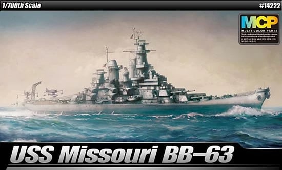 Model plastik anije Academy BB-63 USS Missouri, 1:400
