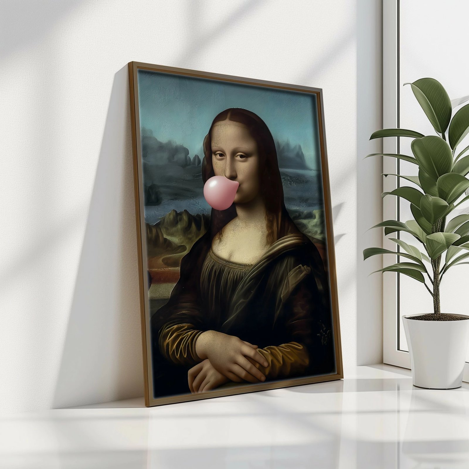 Pikturë dekorative me kornizë MDF, shumëngjyrëshe, Wallity GE025-L