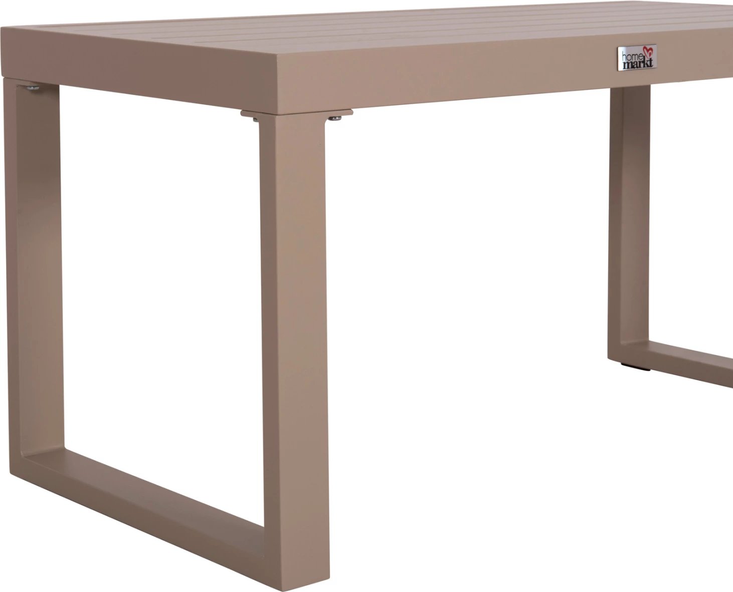 Tavolinë anësore për shezlong, alumin, ngjyrë kapuçino, SENTRY FH6275.04, 87x43.5x45cm