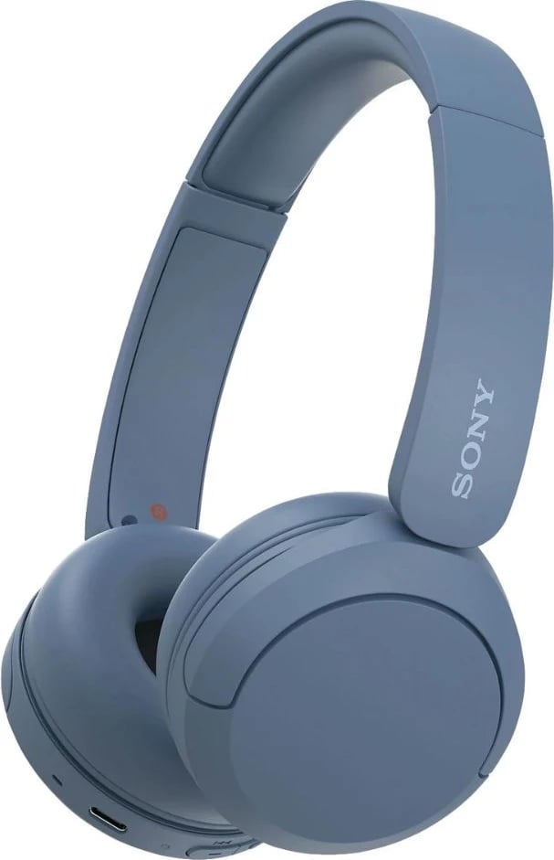 Kufje, Sony, WH-CH520 (WHCH520L.CE7), Bluetooth pa tela, me mikrofon, blu