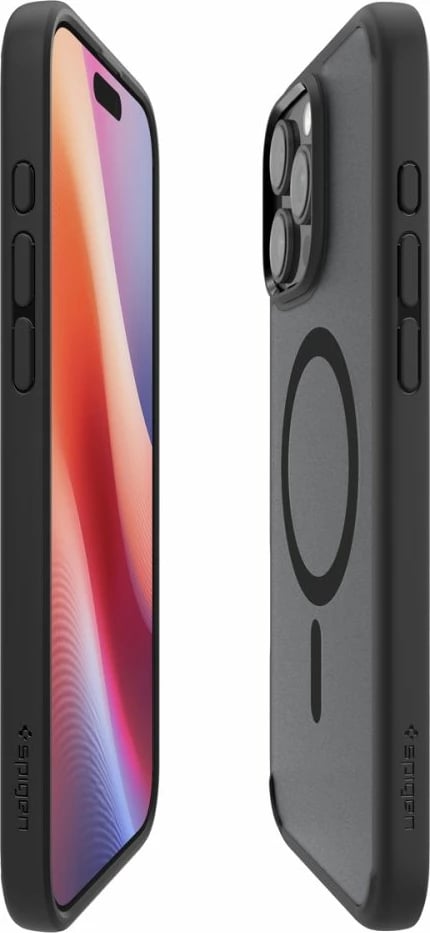 Mbështjellës Spigen Ultra Hybrid Mag me MagSafe për iPhone 16 Pro, Zi