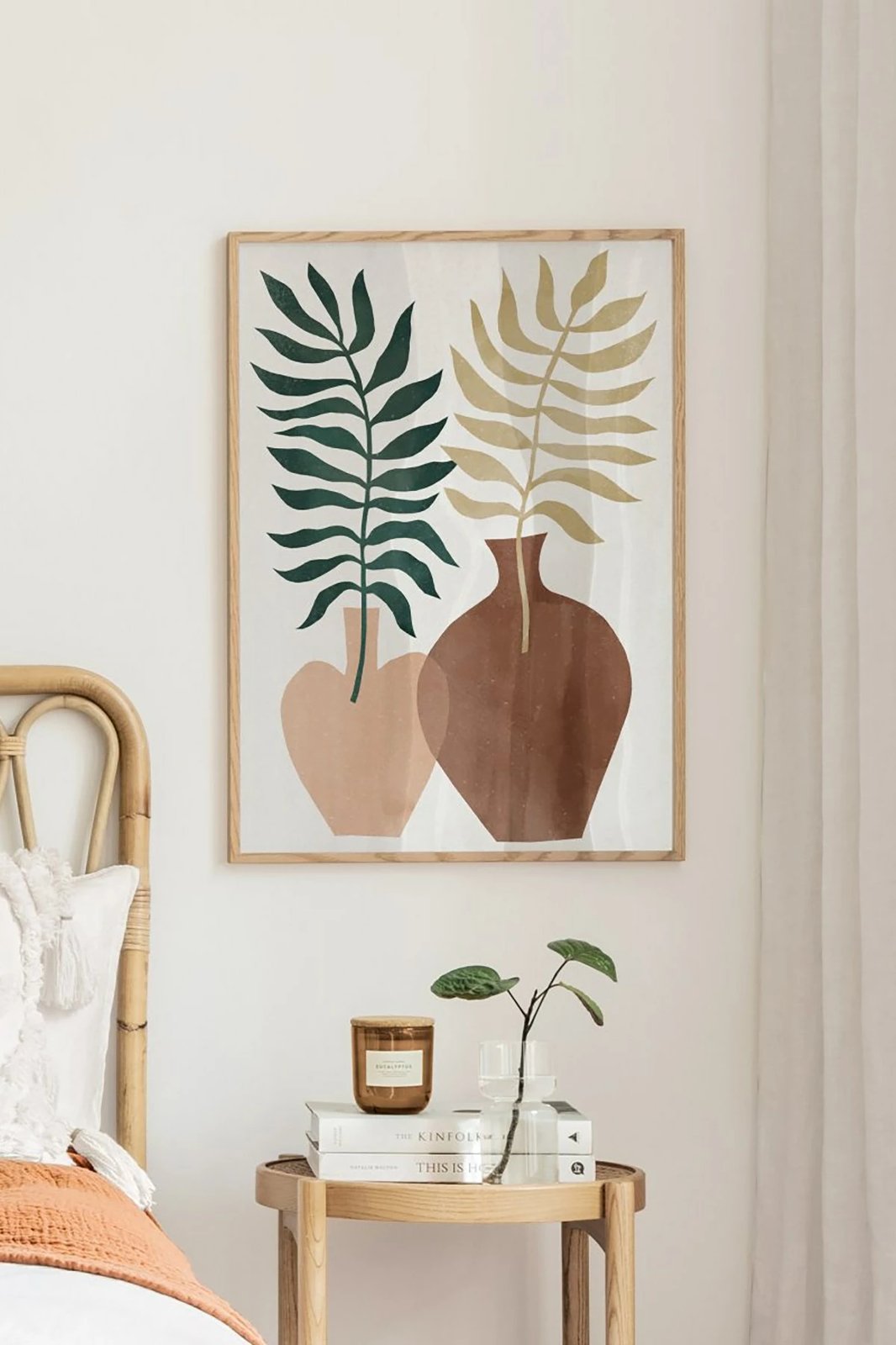 Pikturë dekorative me kornizë, Wallity, Tekhamcerceve51, shumëngjyrëshe, 33x48cm