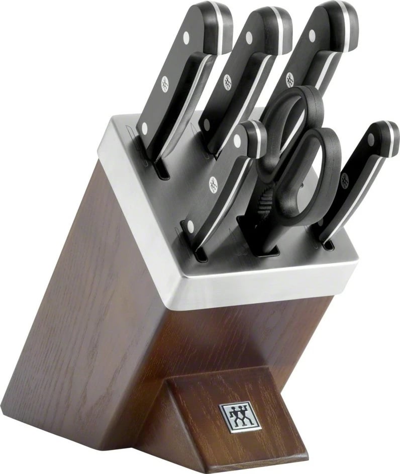 Set thika Zwilling Gourmet 36133-000-0, 7 copë, bllok vetë-mprehës
